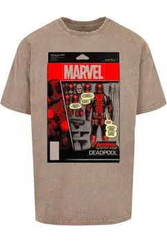Классическая футболка ABSOLUTE CULT Shirt Deadpool - Action Figure, хаки