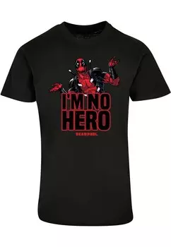 Классическая футболка ABSOLUTE CULT Shirt Deadpool - I Am No Hero, черный