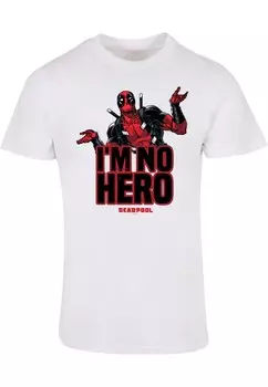 Классическая футболка ABSOLUTE CULT Shirt Deadpool - I Am No Hero, белый