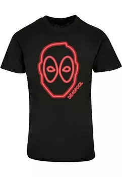 Классическая футболка ABSOLUTE CULT Shirt Deadpool - Neon Head, черный