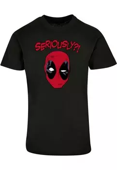 Классическая футболка ABSOLUTE CULT Shirt Deadpool - Seriously, черный