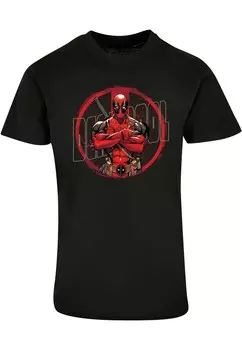 Классическая футболка ABSOLUTE CULT Shirt Deadpool - Splatter Posed, черный