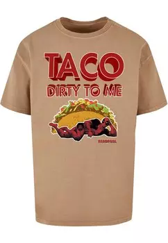 Классическая футболка ABSOLUTE CULT Shirt Deadpool - Taco Dirty To Me, песочный