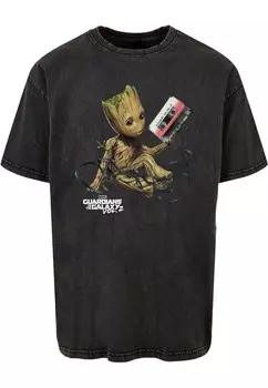 Классическая футболка ABSOLUTE CULT Shirt Guardians Of The Galaxy Vol2 - Groot Tape, цвет grey/anthracite