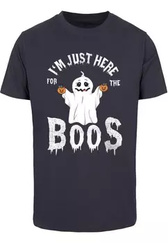 Классическая футболка ABSOLUTE CULT Shirt Halloween - Boos, ночной синий