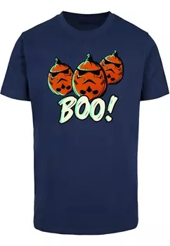 Классическая футболка ABSOLUTE CULT Shirt Halloween Pumpkins, темно-синий