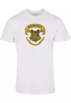 Классическая футболка ABSOLUTE CULT Shirt Harry Potter - Hogwarts Ribbon Crest, белый