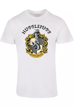 Классическая футболка ABSOLUTE CULT Shirt Harry Potter - Hufflepuff Crest, белый