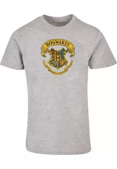 Классическая футболка ABSOLUTE CULT Shirt Harry Potter - Hogwarts Ribbon, светло-серый