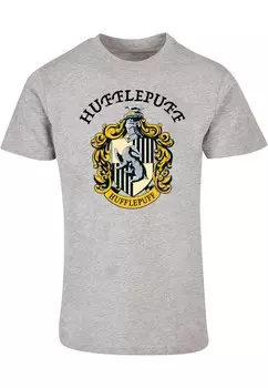 Классическая футболка ABSOLUTE CULT Shirt Harry Potter - Hufflepuff, серый