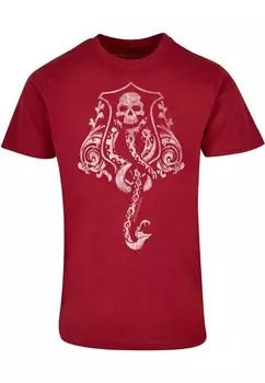 Классическая футболка ABSOLUTE CULT Shirt Harry Potter - Dark Mark Crest, бордовый