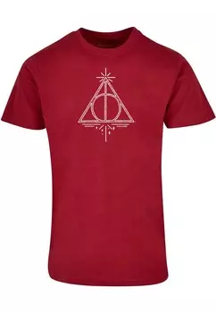 Классическая футболка ABSOLUTE CULT Shirt Harry Potter - Death Hallows, бордовый