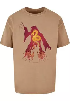 Классическая футболка ABSOLUTE CULT Shirt Harry Potter - Dumbledore Silhouette, коричневый
