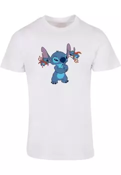Классическая футболка ABSOLUTE CULT Shirt Lilo And Stitch - Little Devils, белый