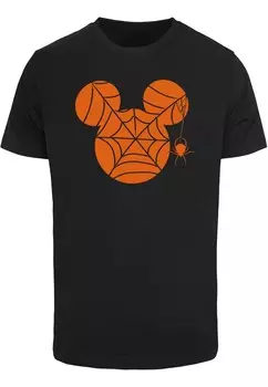 Классическая футболка ABSOLUTE CULT Shirt Mickey Mouse - Halloween Cobweb, черный