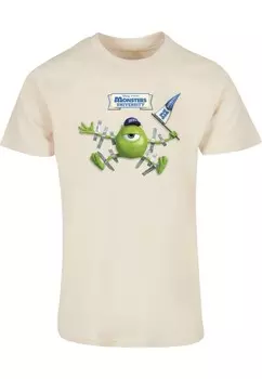 Классическая футболка ABSOLUTE CULT Shirt Monster University - Taped Mike, песочный