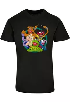 Классическая футболка ABSOLUTE CULT Shirt Muppets - Group Circle, черный