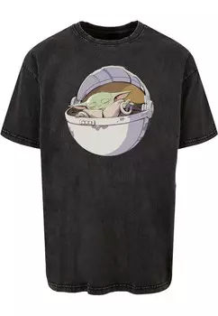 Классическая футболка ABSOLUTE CULT Shirt Star Wars - The Mandalorian, черный