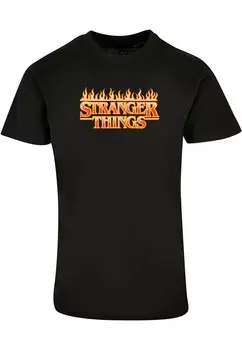 Классическая футболка ABSOLUTE CULT Shirt Stranger Stranger Things - Fire, черный