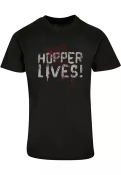 Классическая футболка ABSOLUTE CULT Shirt Stranger Things - Hoppers Live, черный