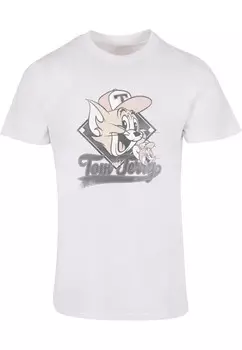 Классическая футболка ABSOLUTE CULT Shirt Tom And Jerry - Baseball Caps, белый