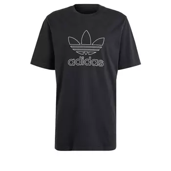 Классическая футболка ADIDAS ORIGINALS Shirt Adicolor Outline Trefoil, черный