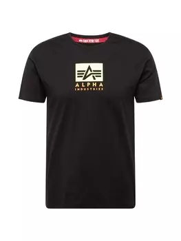Классическая футболка ALPHA INDUSTRIES Shirt, черный