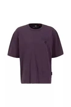 Классическая футболка ALPHA INDUSTRIES Shirt, цвет aubergine