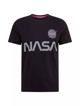 Классическая футболка ALPHA INDUSTRIES Shirt NASA, черный