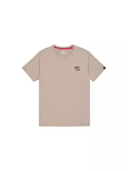 Классическая футболка ALPHA INDUSTRIES Shirt, темно-бежевый