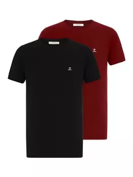 Классическая футболка Antioch Shirt, цвет cherry red/black