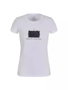 Классическая футболка ARMANI EXCHANGE Shirt, белый