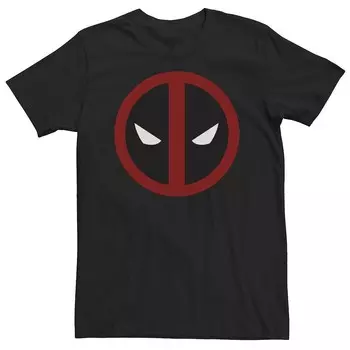 Классическая футболка Big & Tall Marvel Deadpool Mask, черный