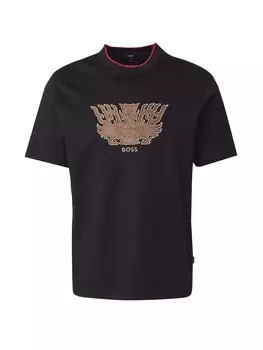 Классическая футболка BOSS Shirt C-Taut 10, черный