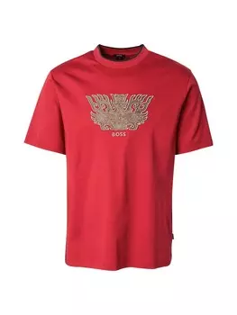 Классическая футболка BOSS Shirt C-Taut 10, красный