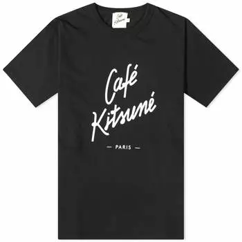 Классическая футболка Cafe Kitsune, черный