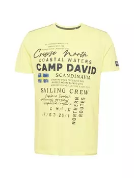 Классическая футболка CAMP DAVID Shirt Cruise North, желтый