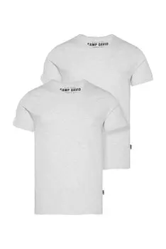 Классическая футболка CAMP DAVID Shirt, пятнистый серый