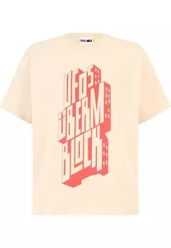 Классическая футболка DEF Shirt, бежевый