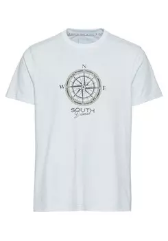 Классическая футболка DELMAO Shirt, светло-синий