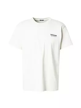 Классическая футболка DENHAM Shirt LOVE FADES, натуральный белый