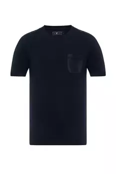 Классическая футболка DENIM CULTURE Shirt Dave, темно-синий