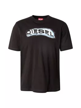 Классическая футболка DIESEL Shirt T-ADJUST-R4, черный