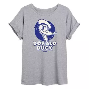Классическая футболка Disney's Donald Duck Juniors с струящимся рисунком Дональда Licensed Character