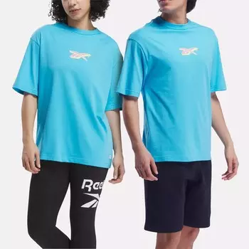 Классическая футболка «Дофамин» Reebok, голубой