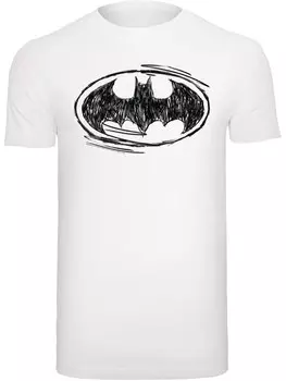 Классическая футболка F4NT4STIC Shirt Batman, белый