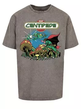 Классическая футболка F4NT4STIC Shirt Centipede Atari Retro Gaming, серый