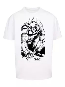 Классическая футболка F4NT4STIC Shirt DC Comics Batman Arkham Knight, белый