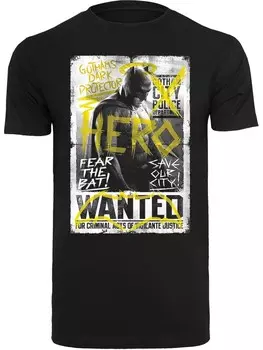 Классическая футболка F4NT4STIC Shirt DC Comics Batman vs Superman Wanted Poster, черный