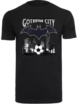 Классическая футболка F4NT4STIC Shirt DC Comics Batman Football Gotham City, черный